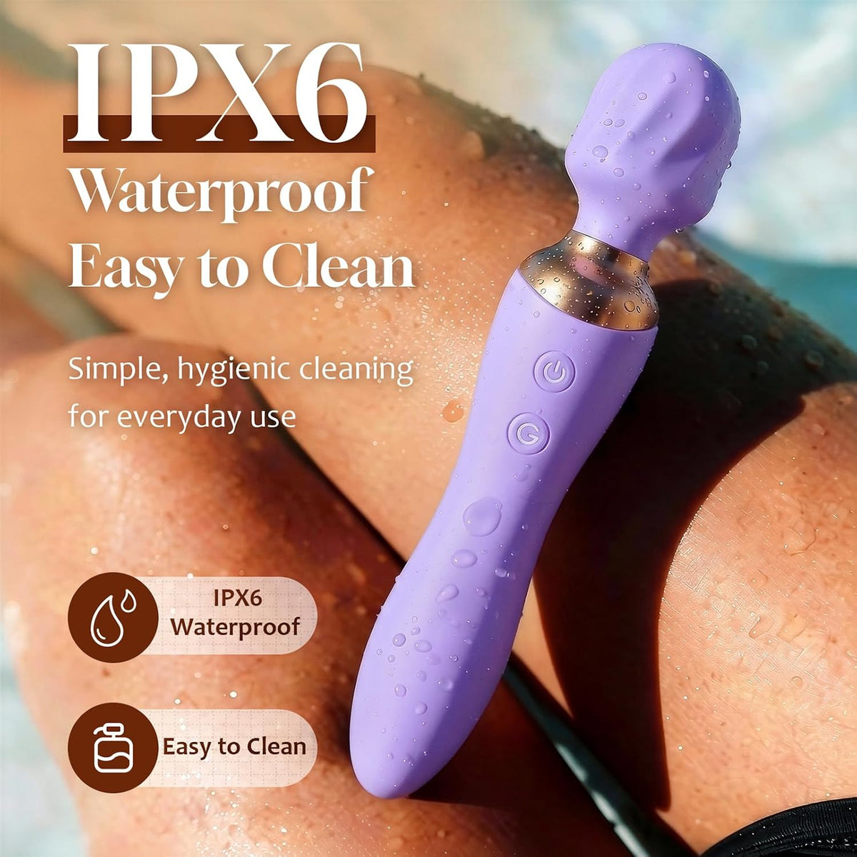MOOLIGIRL Juguete sexual vibrador para mujer, verde (morado claro)