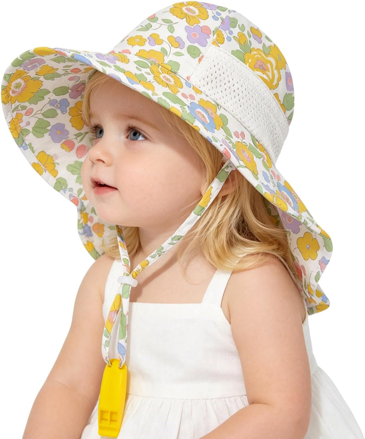 Sombrero para el sol para bebé con solapa para el cuello UPF 50+ pa...
