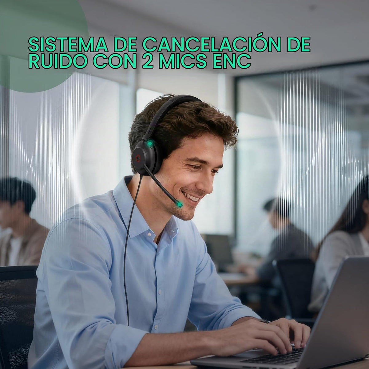 Yealink Auriculares USB UH35 para PC, Auriculares con Cable con Mic...