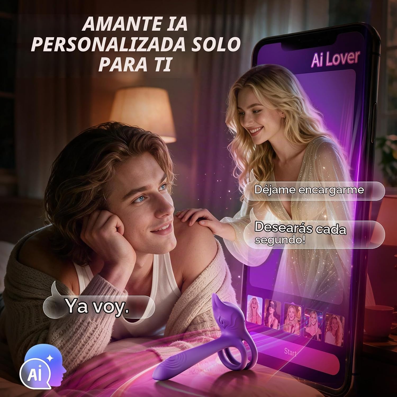 Anillo vibrador para pene en parejas - MOOLIGIRL anillo vibrador do...