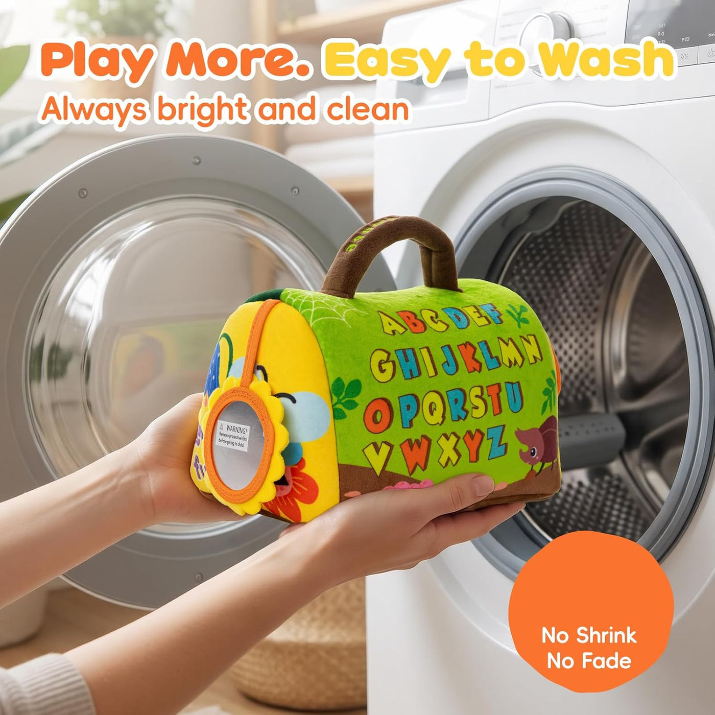 obnobm Insect House - Juego de juguetes de peluche con sonajero, ch...
