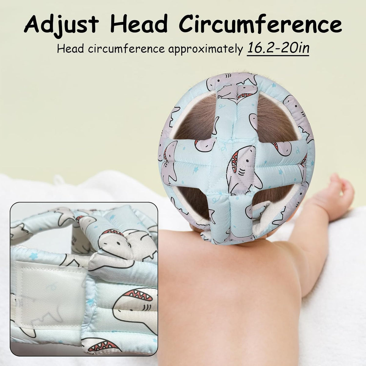 kimitimi Casco de seguridad para niños con protector de cabeza de b...