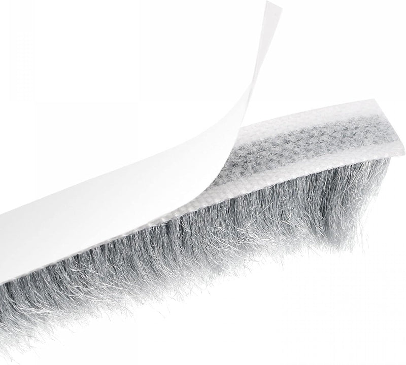 uxcell Cepillo para burlete de clima, 26 pies de largo x 0.35 pulga...