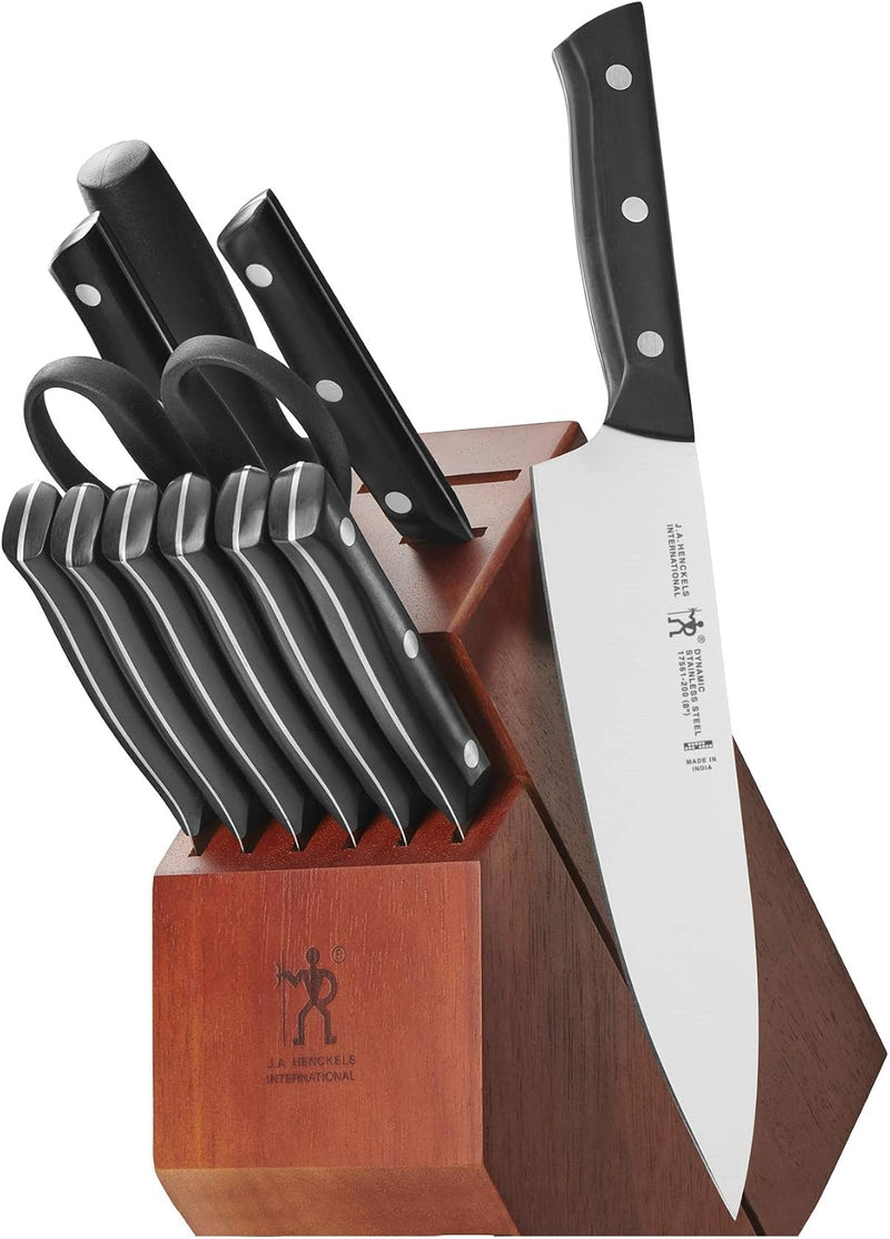 HENCKELS Dynamic Razor-Sharp - Juego de cuchillos de 12 piezas, cuc...