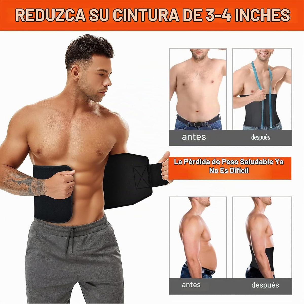 AMZBOSS Entrenador de cintura para mujeres y hombres, Entrenador de...