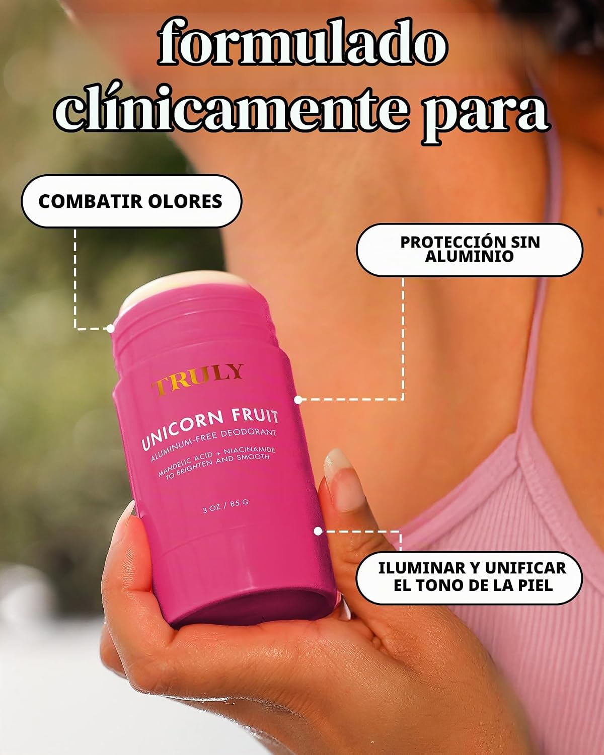 Truly Beauty Unicorn Fruit Skin Desodorante Iluminador | Sin Alumin...