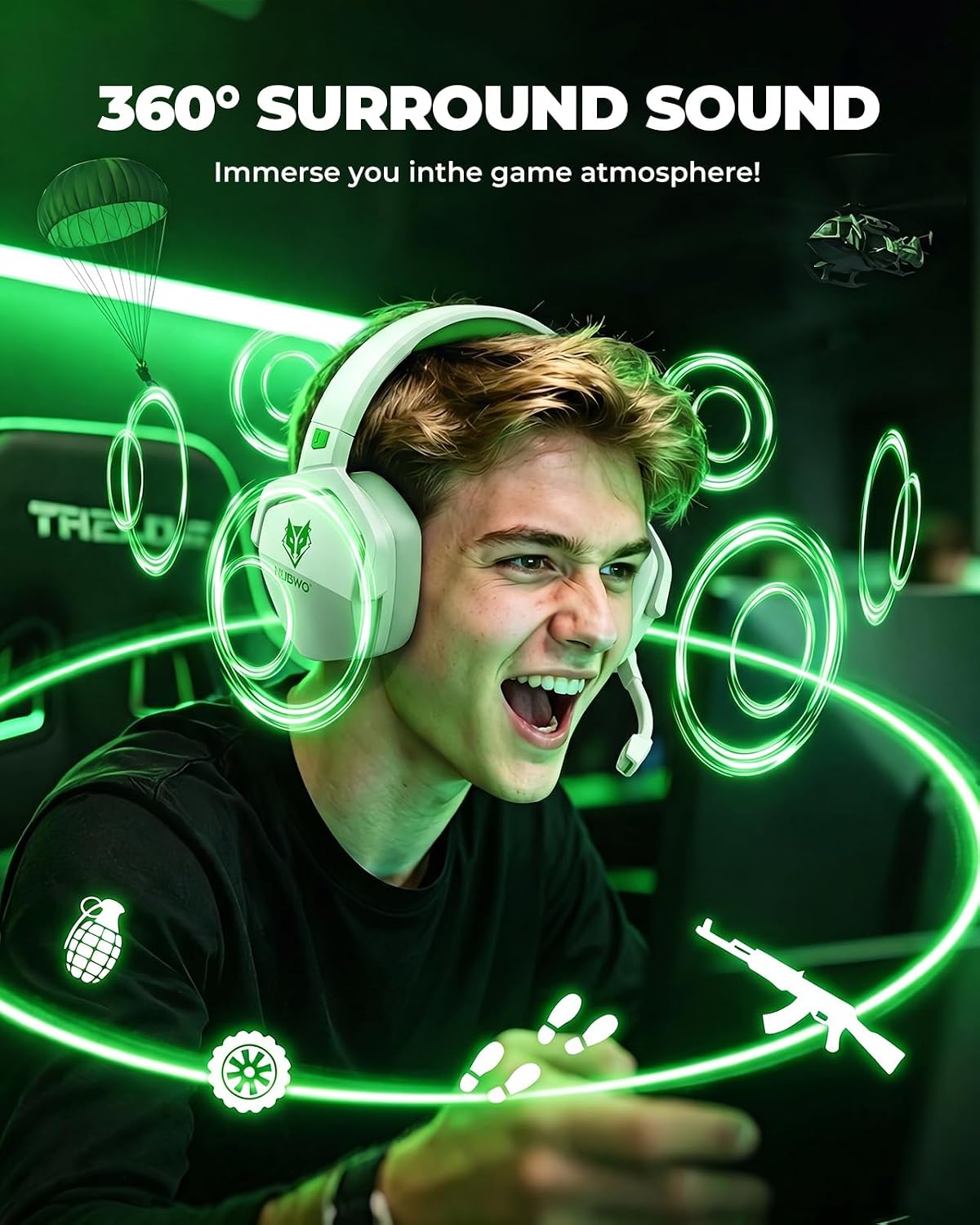 NUBWO Auriculares inalámbricos para juegos para Xbox Series X\/S y...