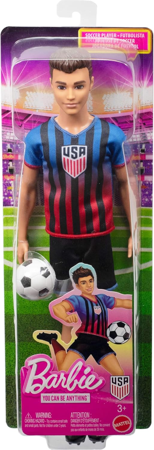 Barbie Carreras USSF Soccer Player Ken Muñeca y accesorios | Muñeca...