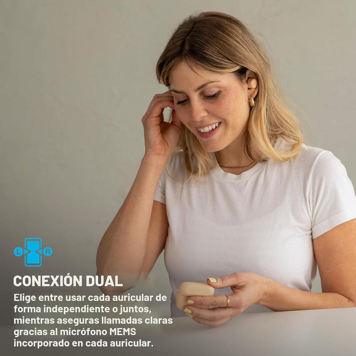 JLab Go Air Pop+ Tones Auriculares Verdaderamente Inalámbricos, Aur...