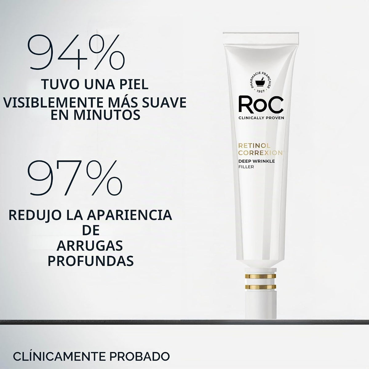 RoC Retinol Correxion - Relleno facial de arrugas profundas con áci...