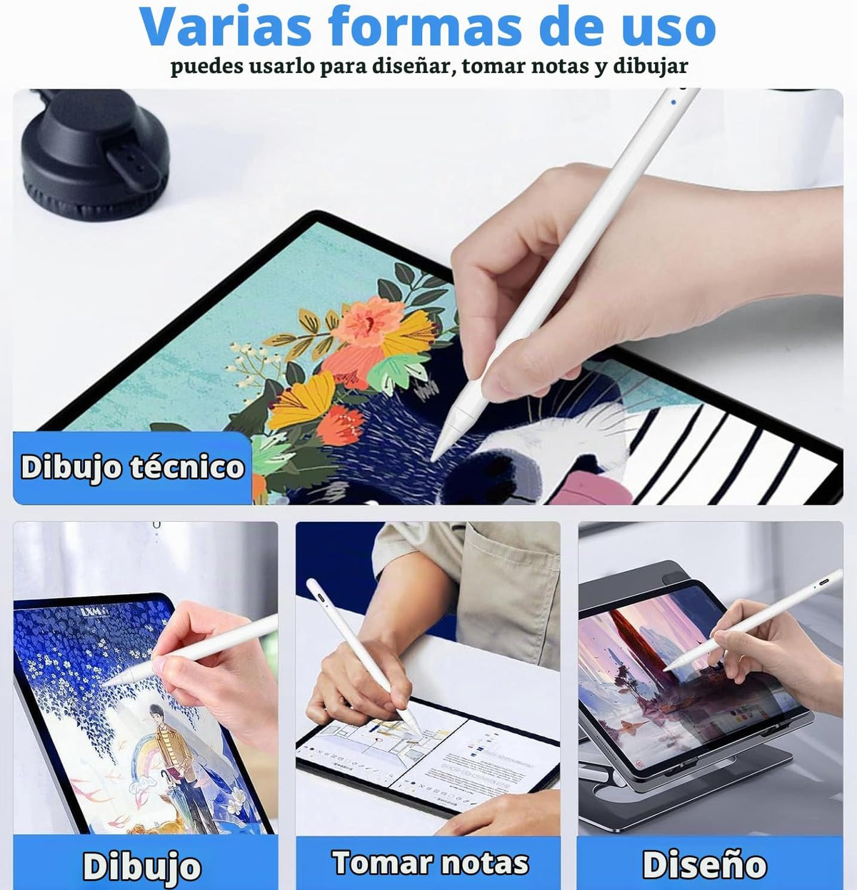 Lápiz óptico para iPad Pencil 6ª-10ª y 11ª generación, paquete de 2...