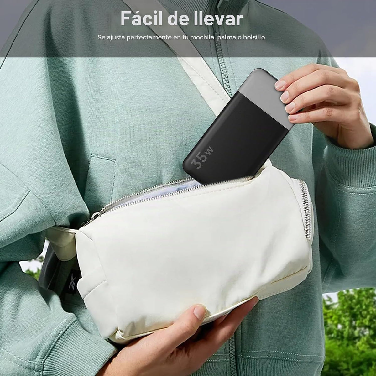 NOBIS Cargador portátil, 45W 20000mAh Power Bank y 35W 10000mAh Pow...