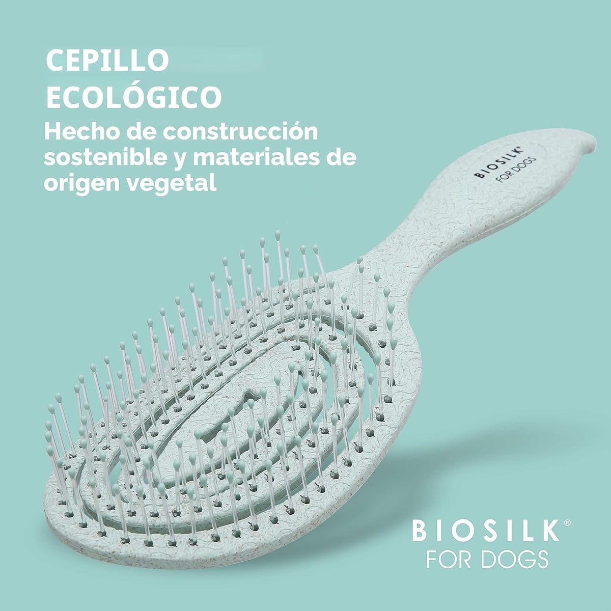 BioSilk para Mascotas Cepillo de Clavijas Desenredante Ecológico pa...