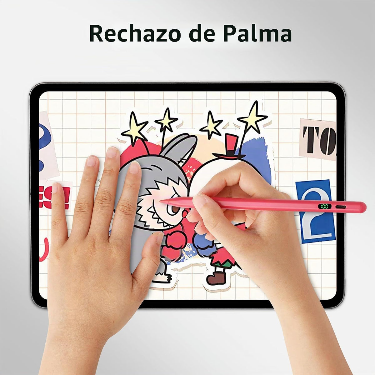 Lápiz para Apple Stylus Pen para iPad A16 2018-2026 Sensibilidad de...