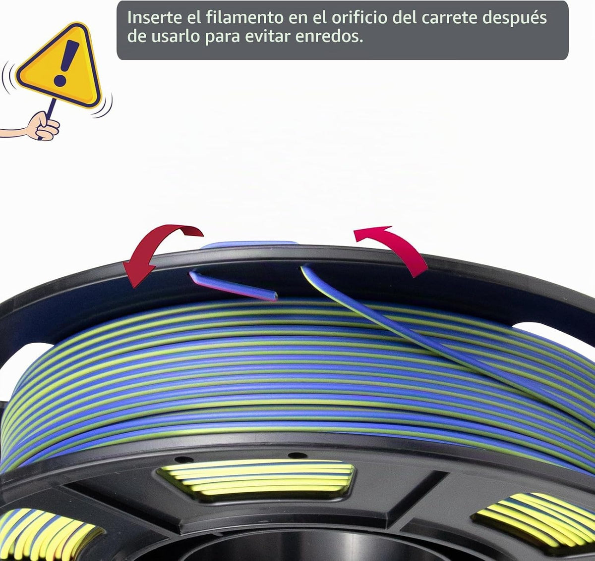 iSANMATE Paquete de filamento mate tricolor, paquete de filamento a...