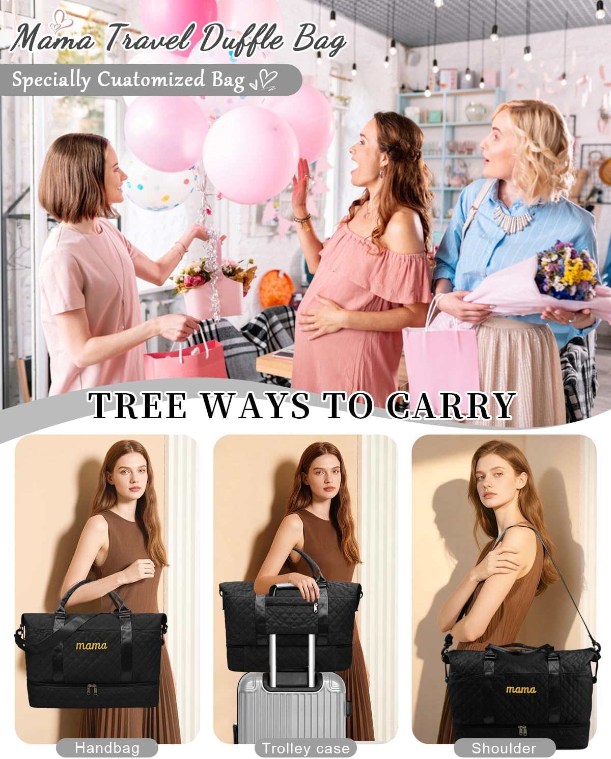 Mama Baby Bolsa de Hospital Esencial para Embarazo para Mujeres Par...
