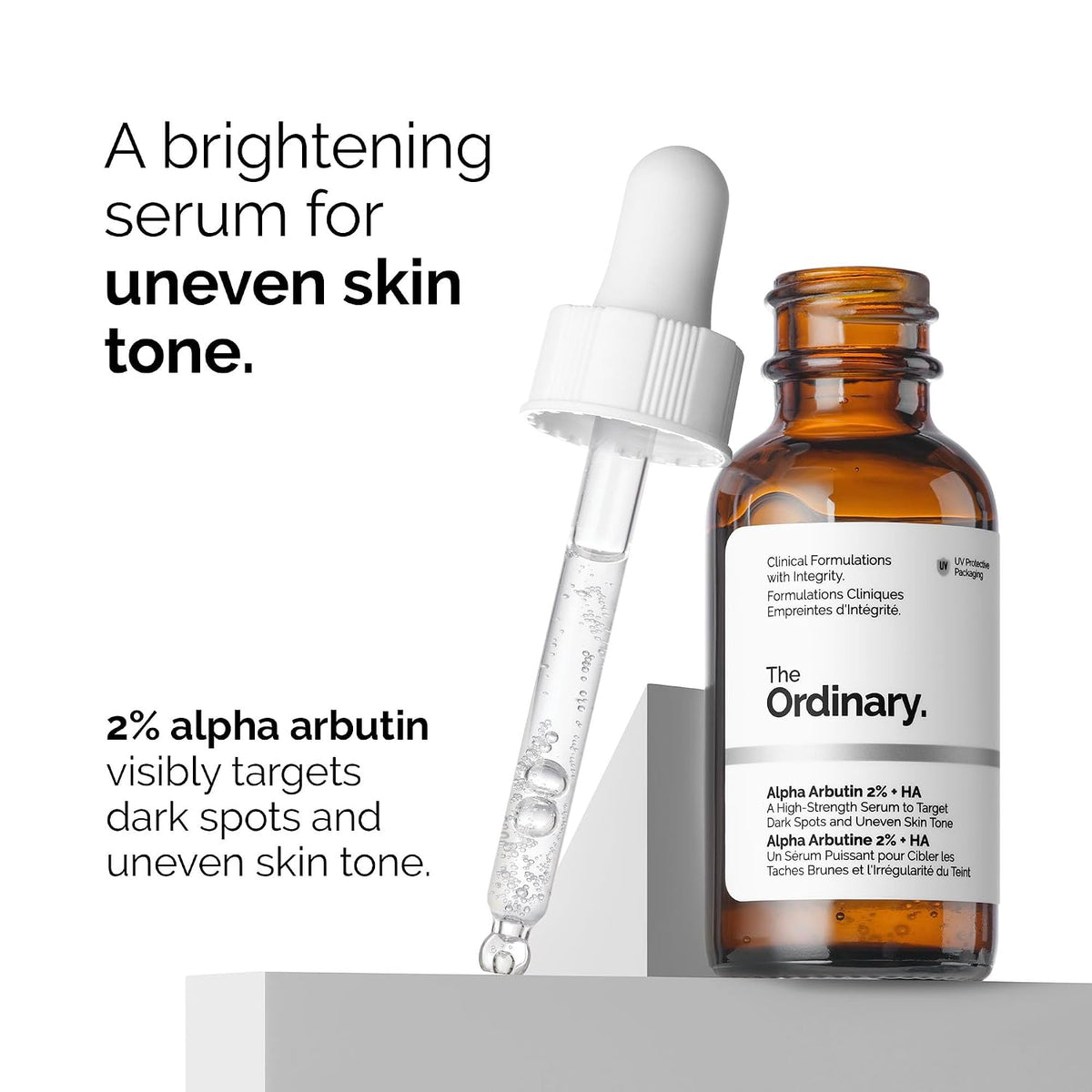 The Ordinary Alpha Arbutina 2% + Ácido Hialurónico, Ilumina la Piel...