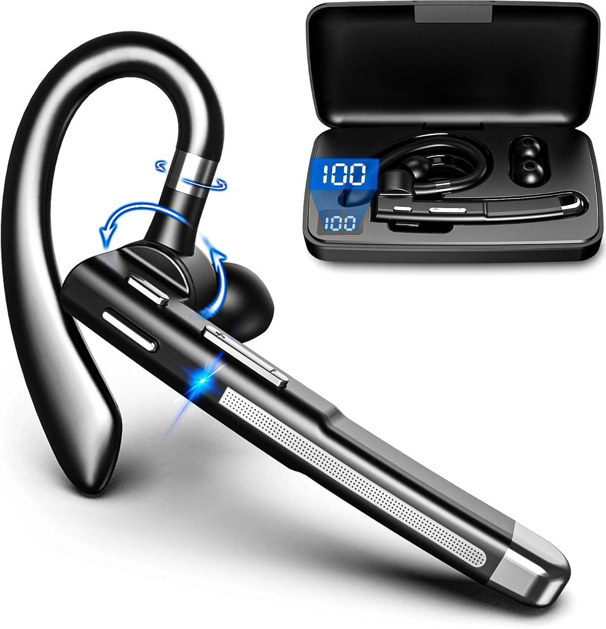 Boytond Auriculares Bluetooth V6.1, auriculares de 100 horas | Auri...