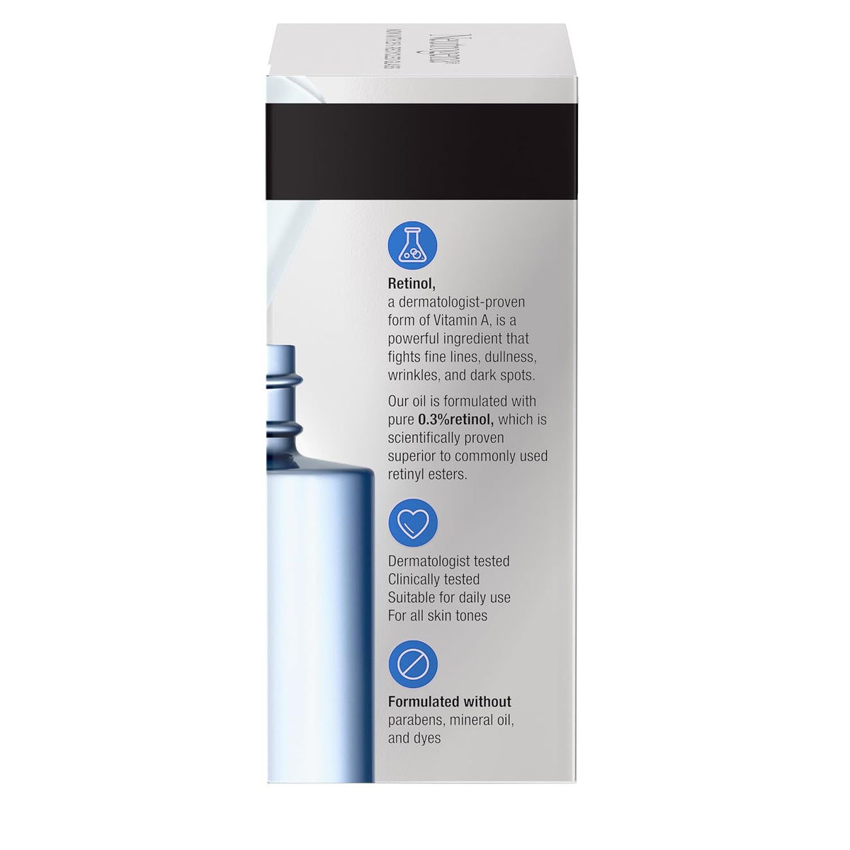 Neutrogena Aceite facial de retinol de reparación rápida de arrugas...