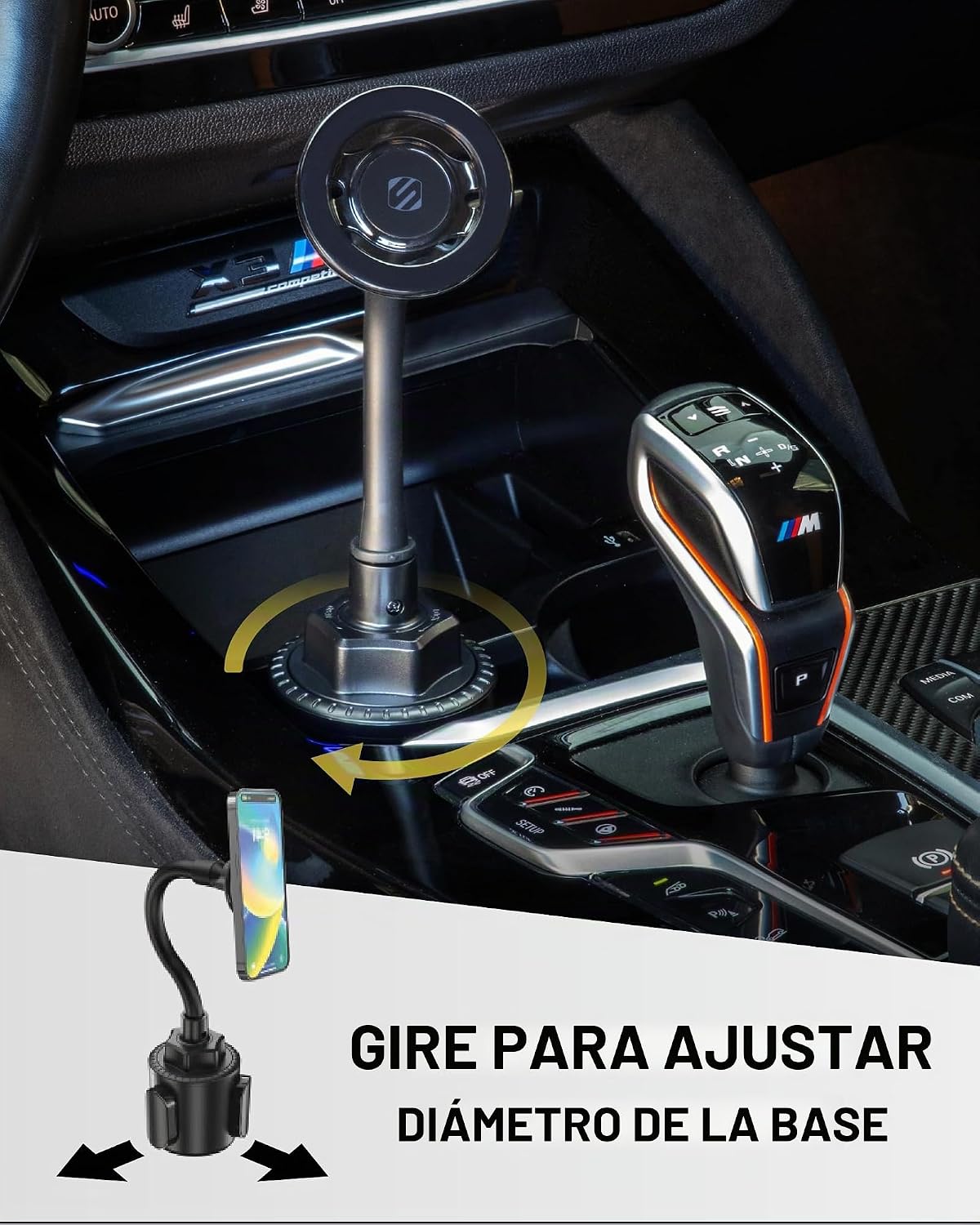 Scosche MagicMount™ SMSCUP - Soporte magnético para teléfono con so...