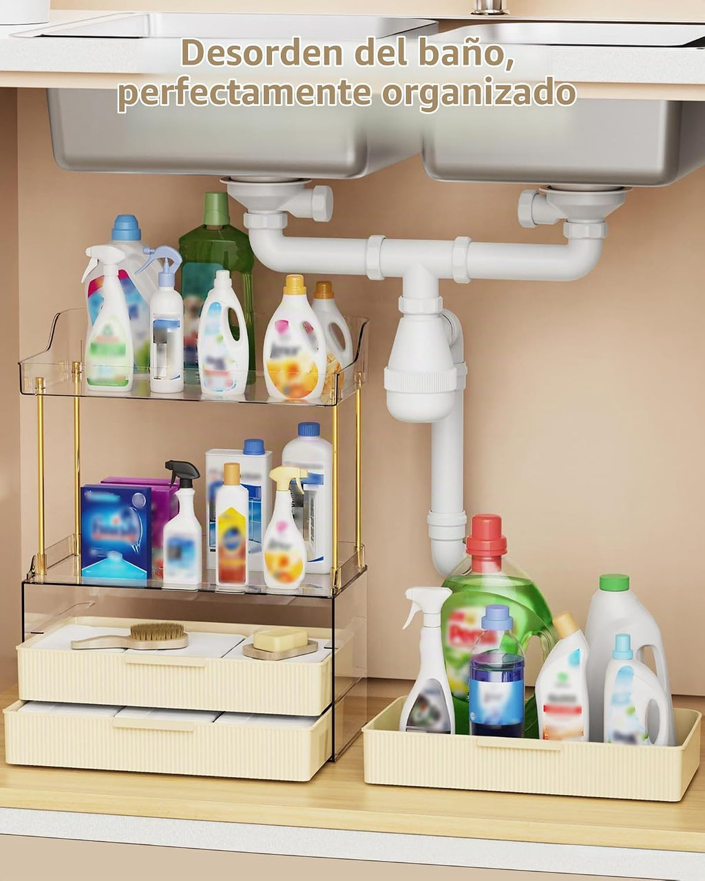Anylady Organizadores y Almacenamiento de Baño y Organizador de Maq...