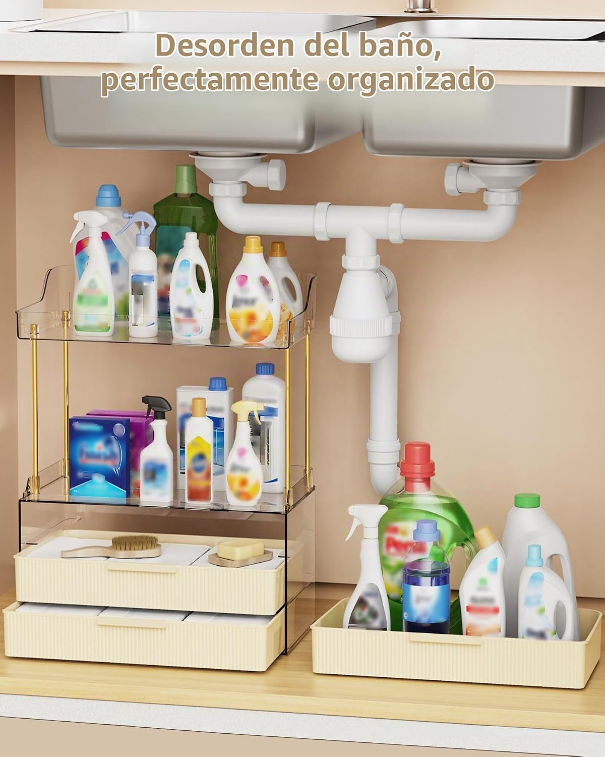 Anylady Organizadores y Almacenamiento de Baño y Organizador de Maq...