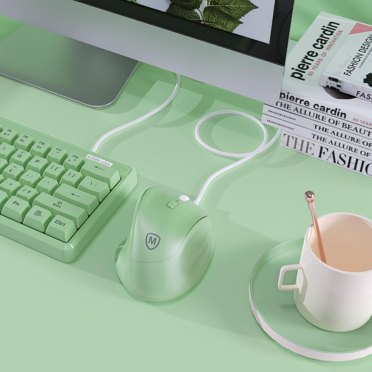 Micropack - Mouse ergonómico con cable para laptop, computadora de...