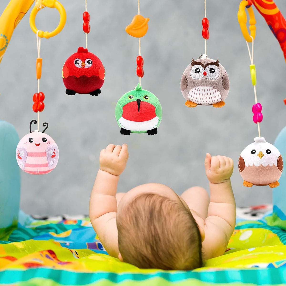 Libima - 9 animales de peluche pequeños a granel, animales voladore...