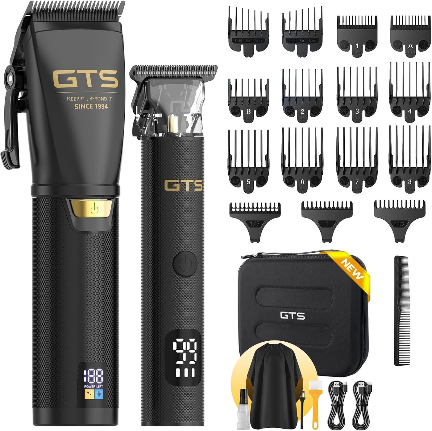 GTSPRO - Cortadora de pelo profesional para hombres, cortadora inal...
