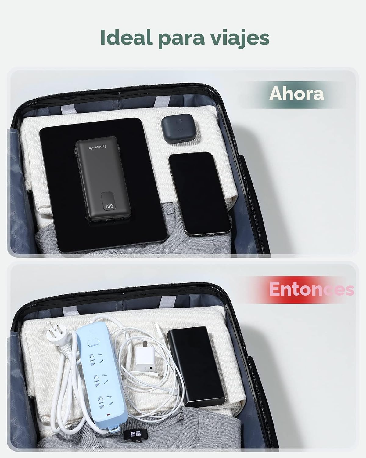 charmast Banco portátil 10000mAh del poder del cargador con el ench...