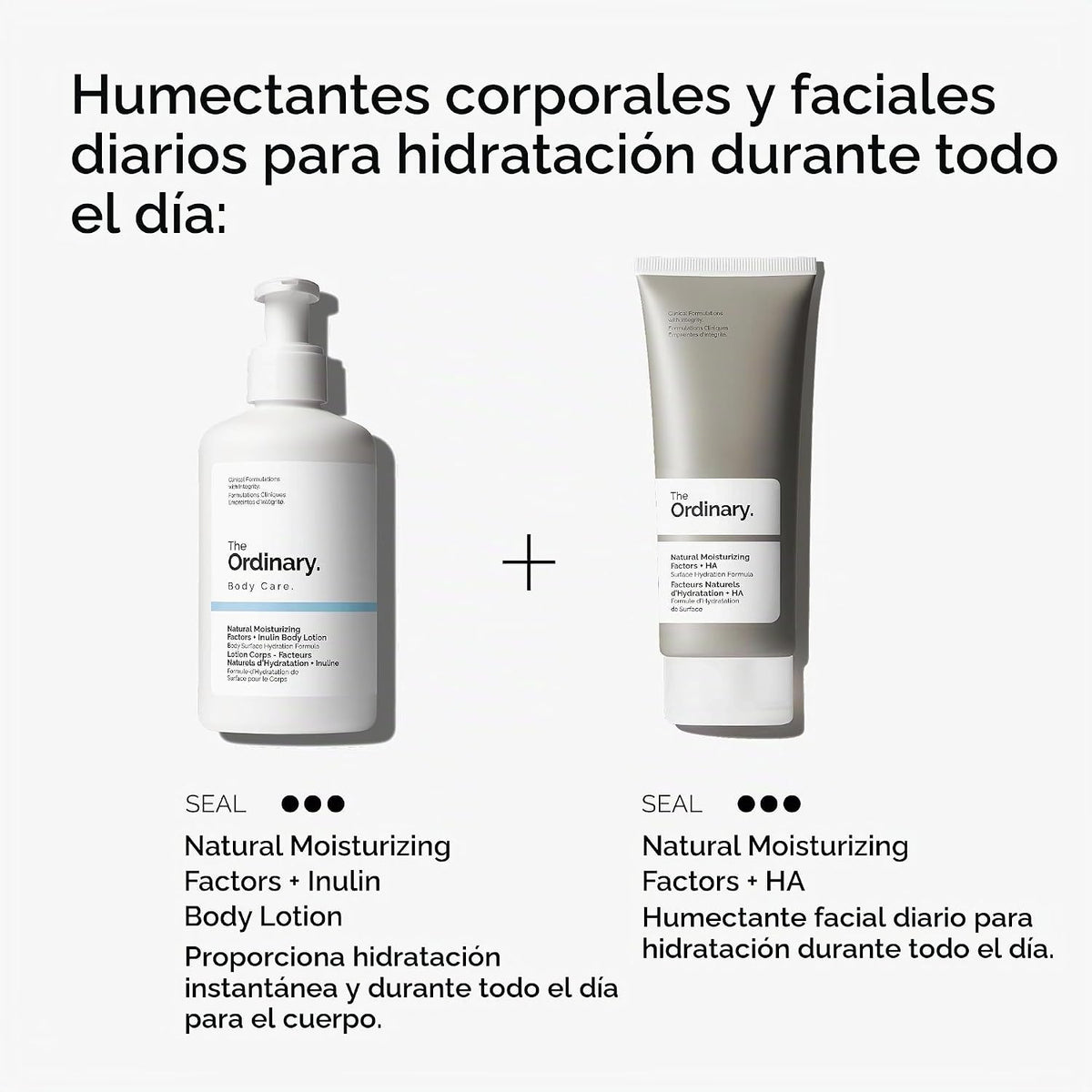 Los factores hidratantes naturales ordinarios + loción corporal de...