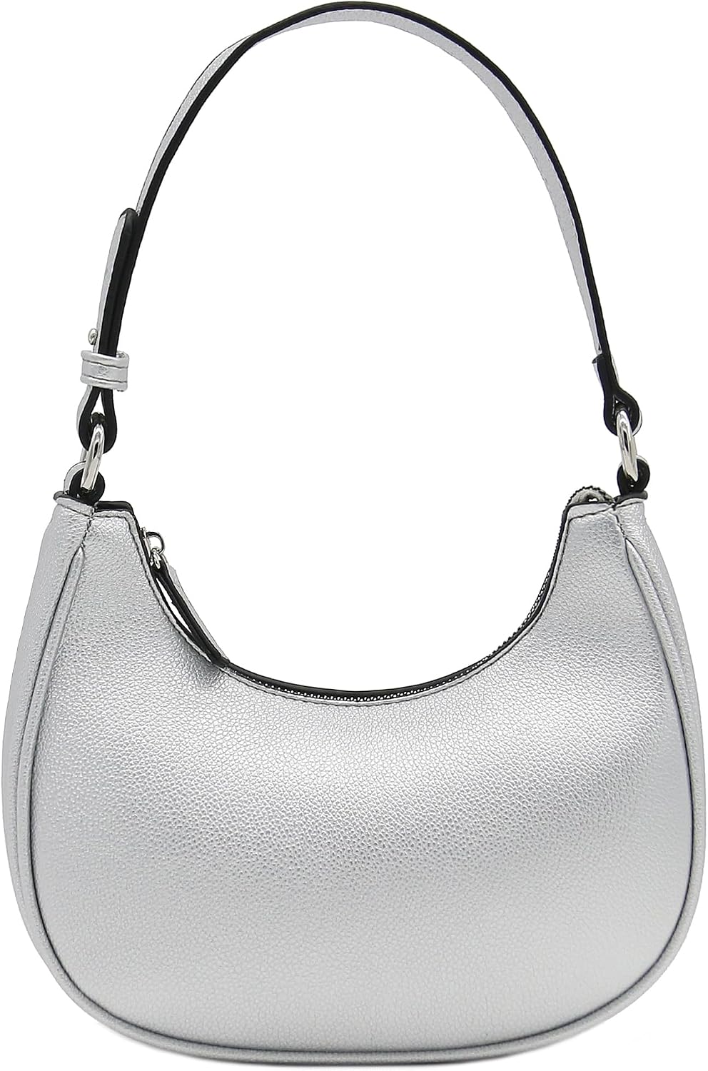 Bolso pequeño de hombro de media luna FashionPuzzle para mujer