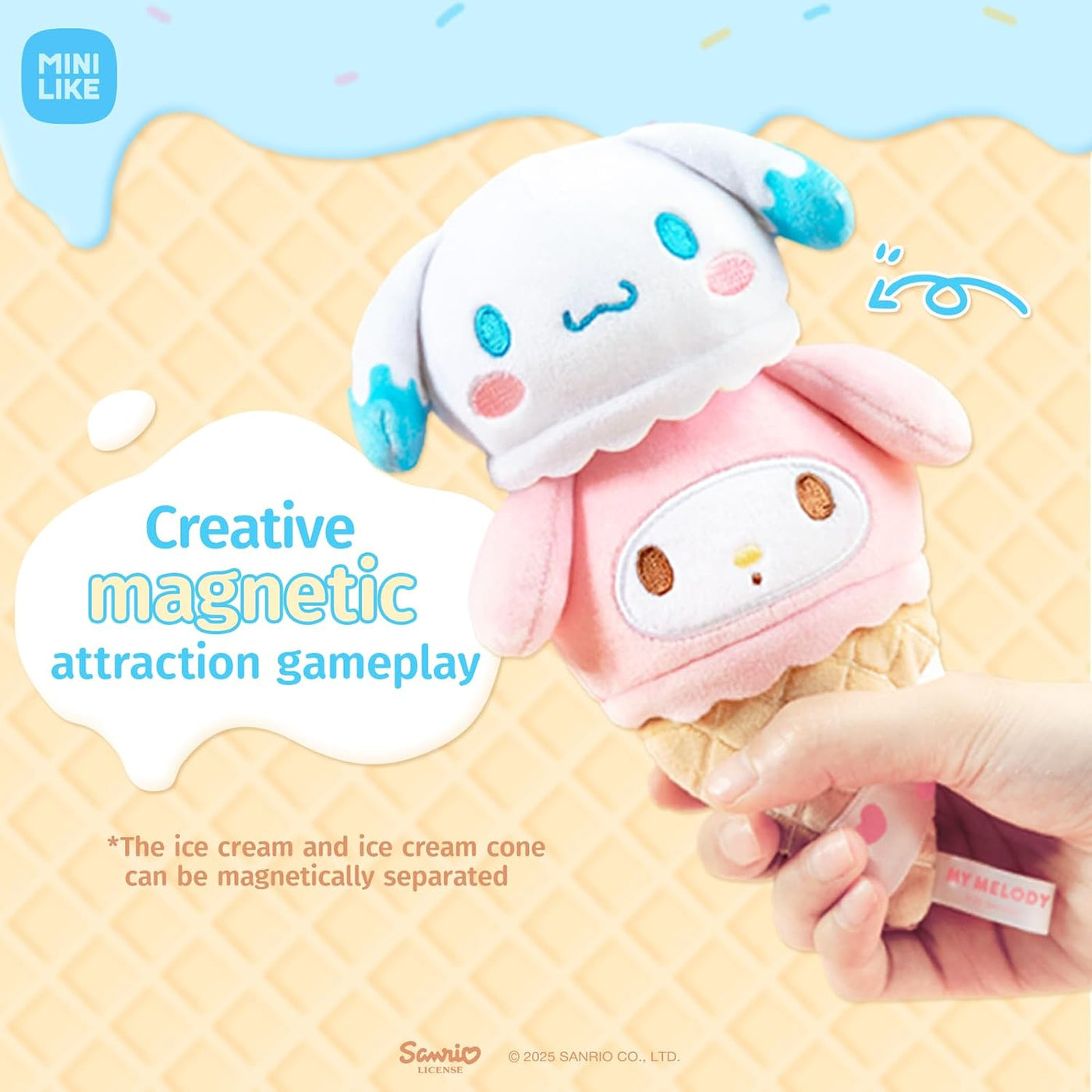 MINI LIKE Sanrio Caja ciega Hello Kitty Kuromi My Melody Cinnamorol...