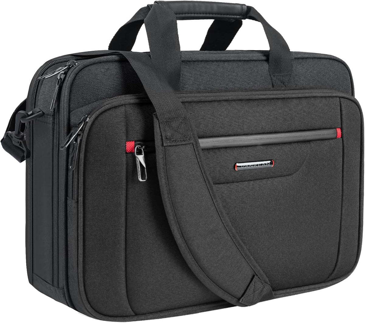 VANKEAN Laptop Briefcase Fits 15.6"-16" Laptop Slim Expandable Shou...