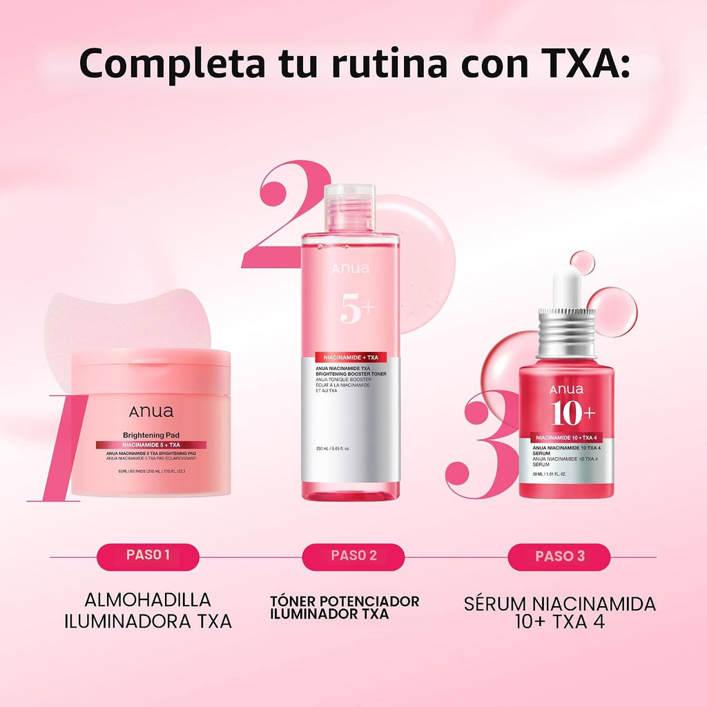 ANUA Suero de Niacinamida 10 + TXA 4, Ácido Hialurónico, Ácido Tran...