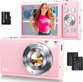 Cámara digital, cámara de videoblogs 4K con enfoque automático para...