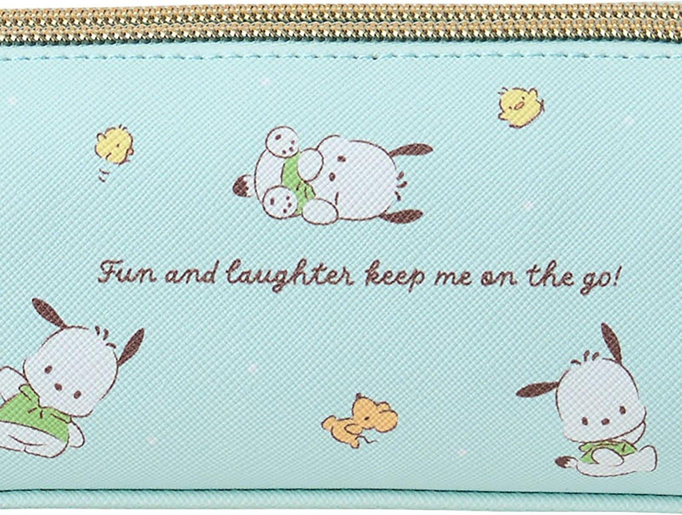 Sanrio Pochacco 534706 - Estuche para bolígrafo con doble cremallera