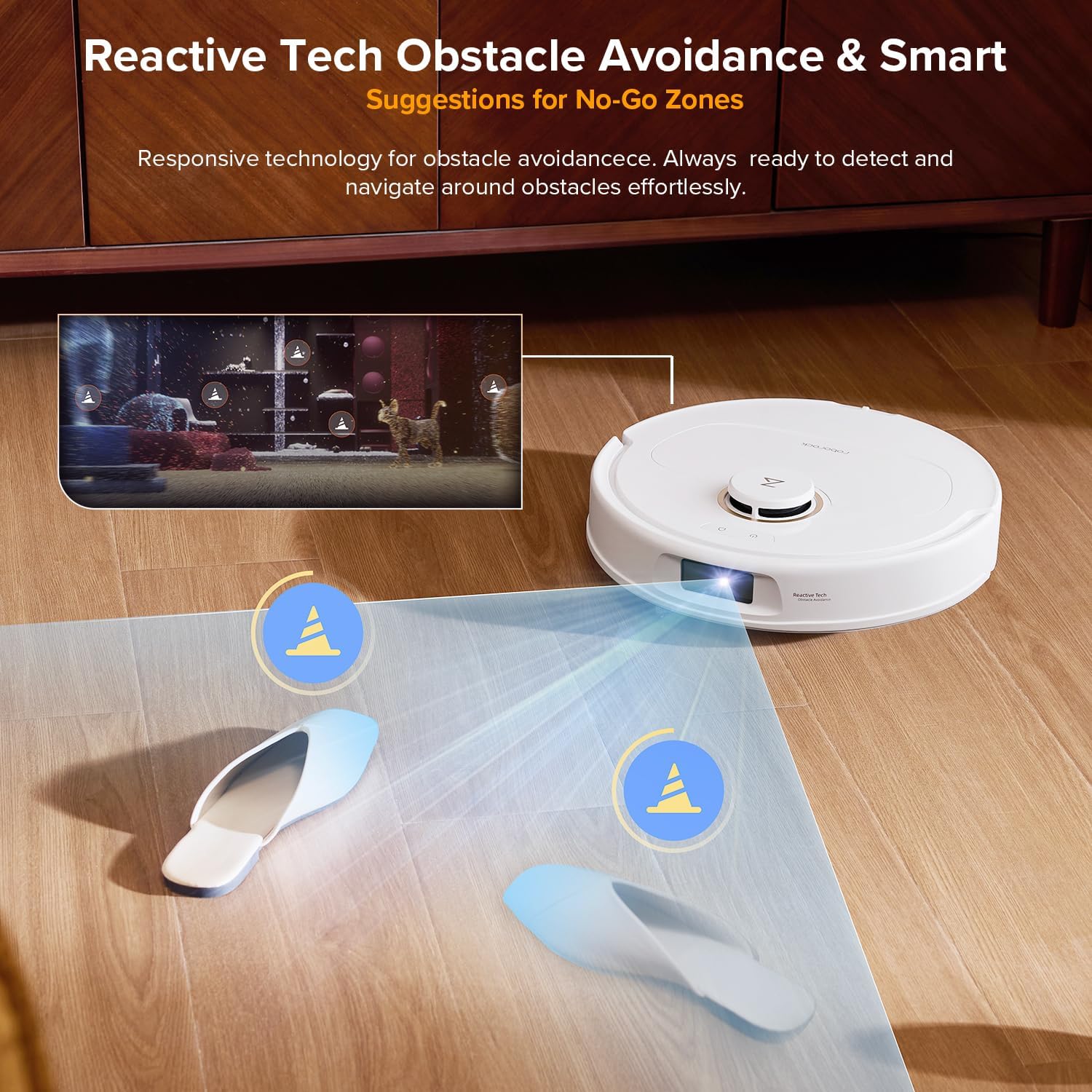 Robot aspirador y trapeador roborock Qrevo S5V, trapeador de bordes...