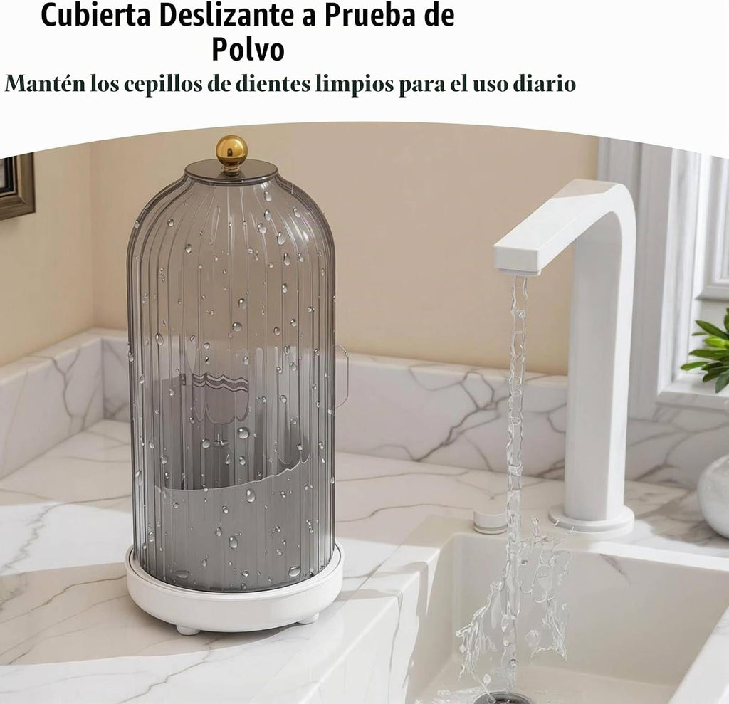 Soporte para utensilios en forma de jaula de pájaros con tapa, orga...