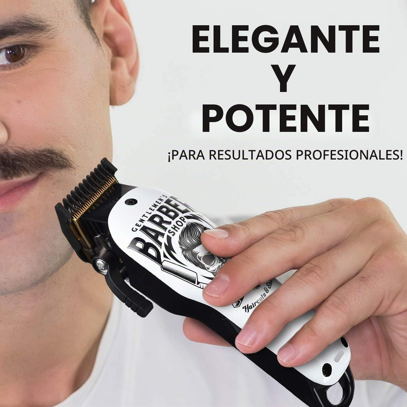 BESTBOMG® Cortadora de pelo profesional para hombres, kit de aseo d...