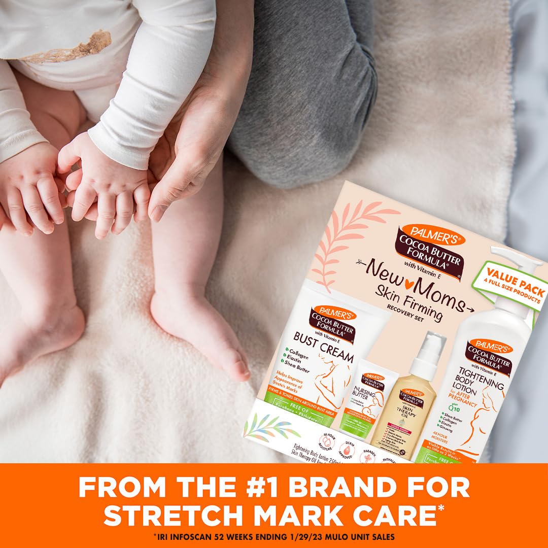 Palmer's Postpartum Essentials Kit para el cuidado de la piel con f...