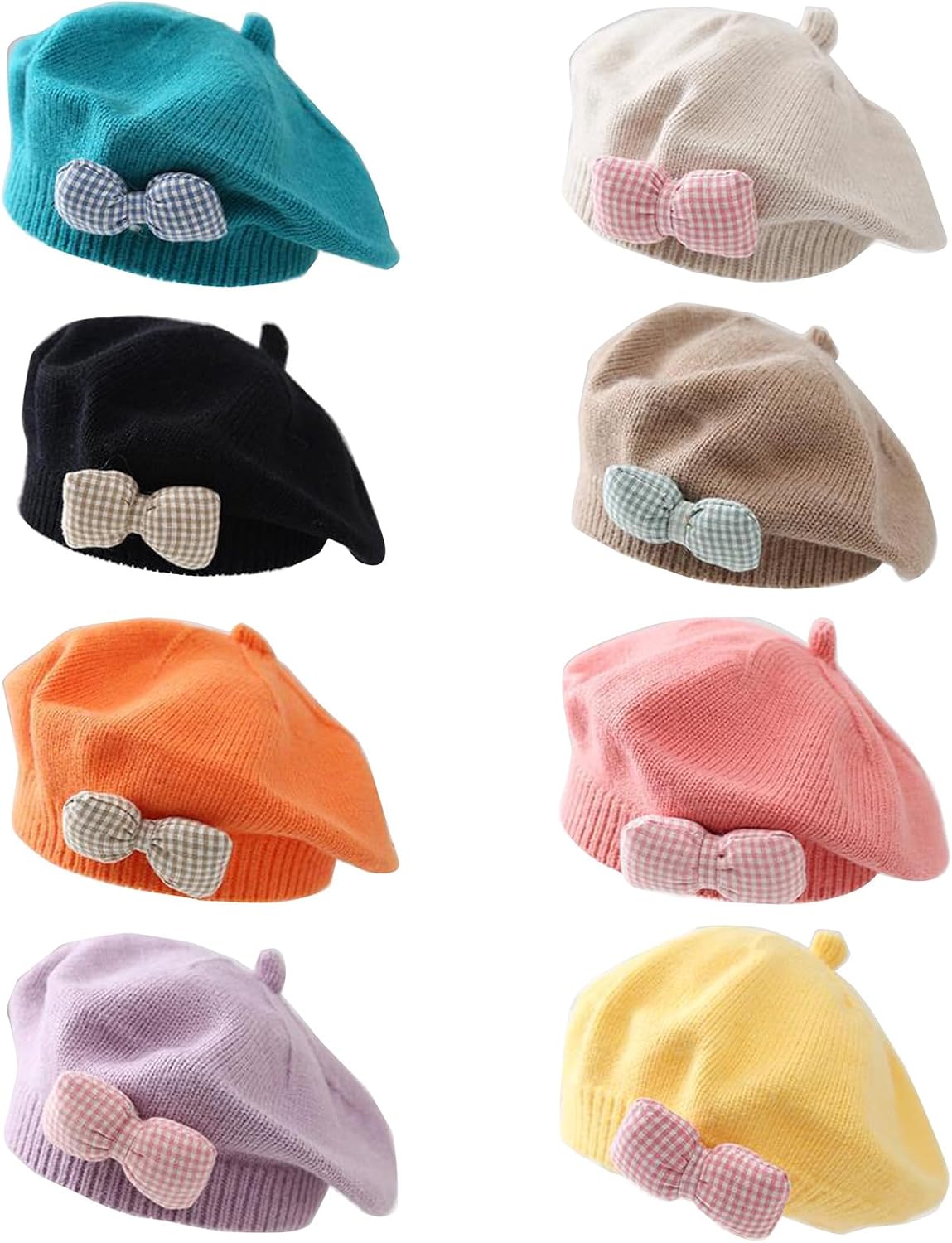 Thereisno Boina de punto linda para niña, gorro suave y cómodo, ele...