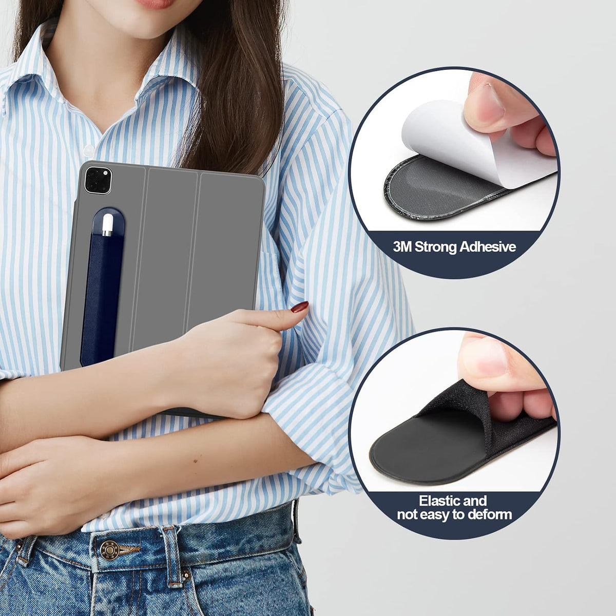 XLDLQU Paquete de 12 fundas adhesivas para lápices Apple Pencil (1ª...