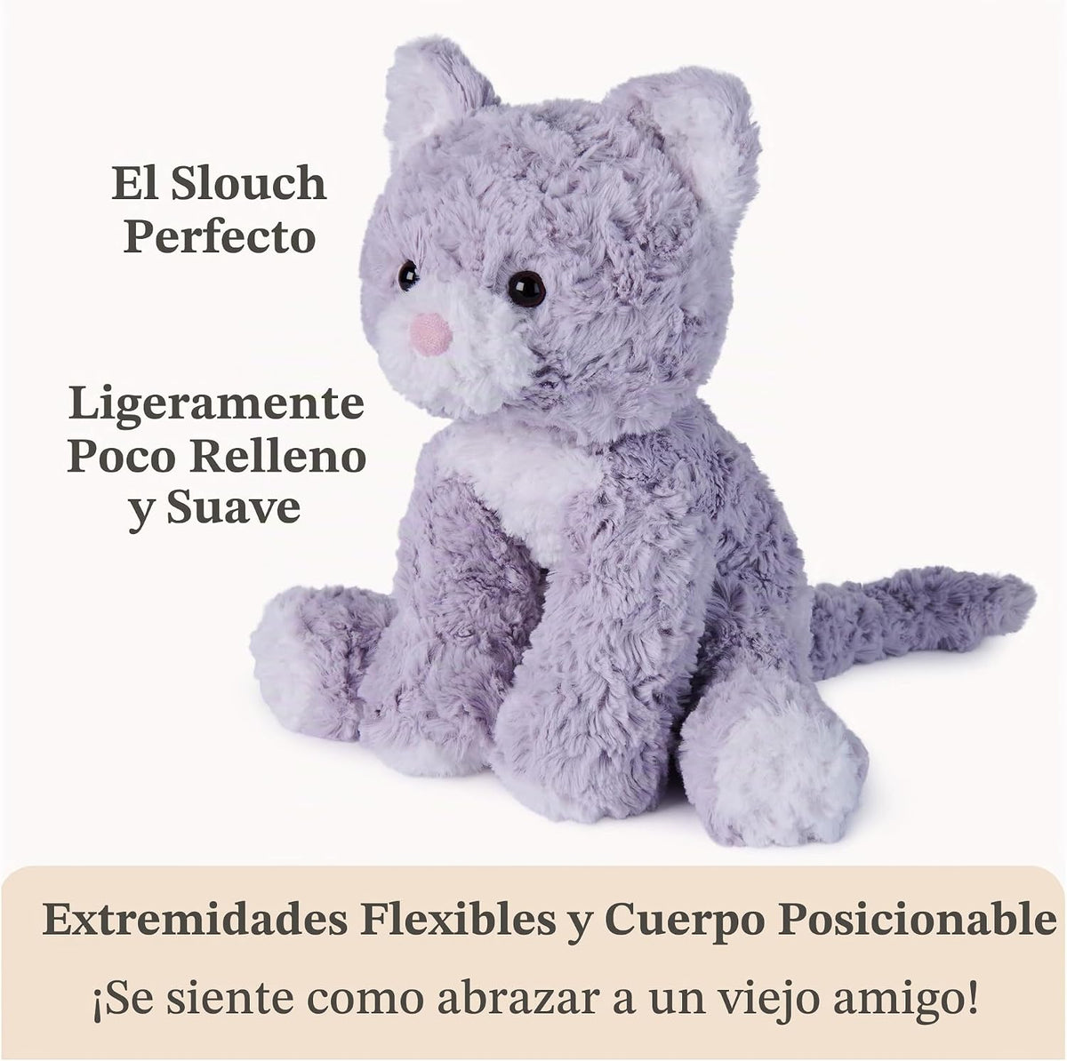 GUND Cozys Collection - Juguete de peluche de gatito de 10 pulgadas...