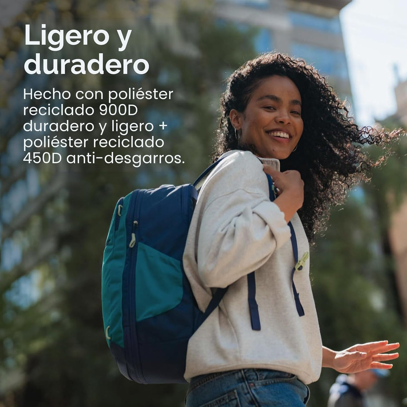 Mochila Osprey Daylite Expandable 26+6 de Viaje, Azul Spikemoss\/Al...