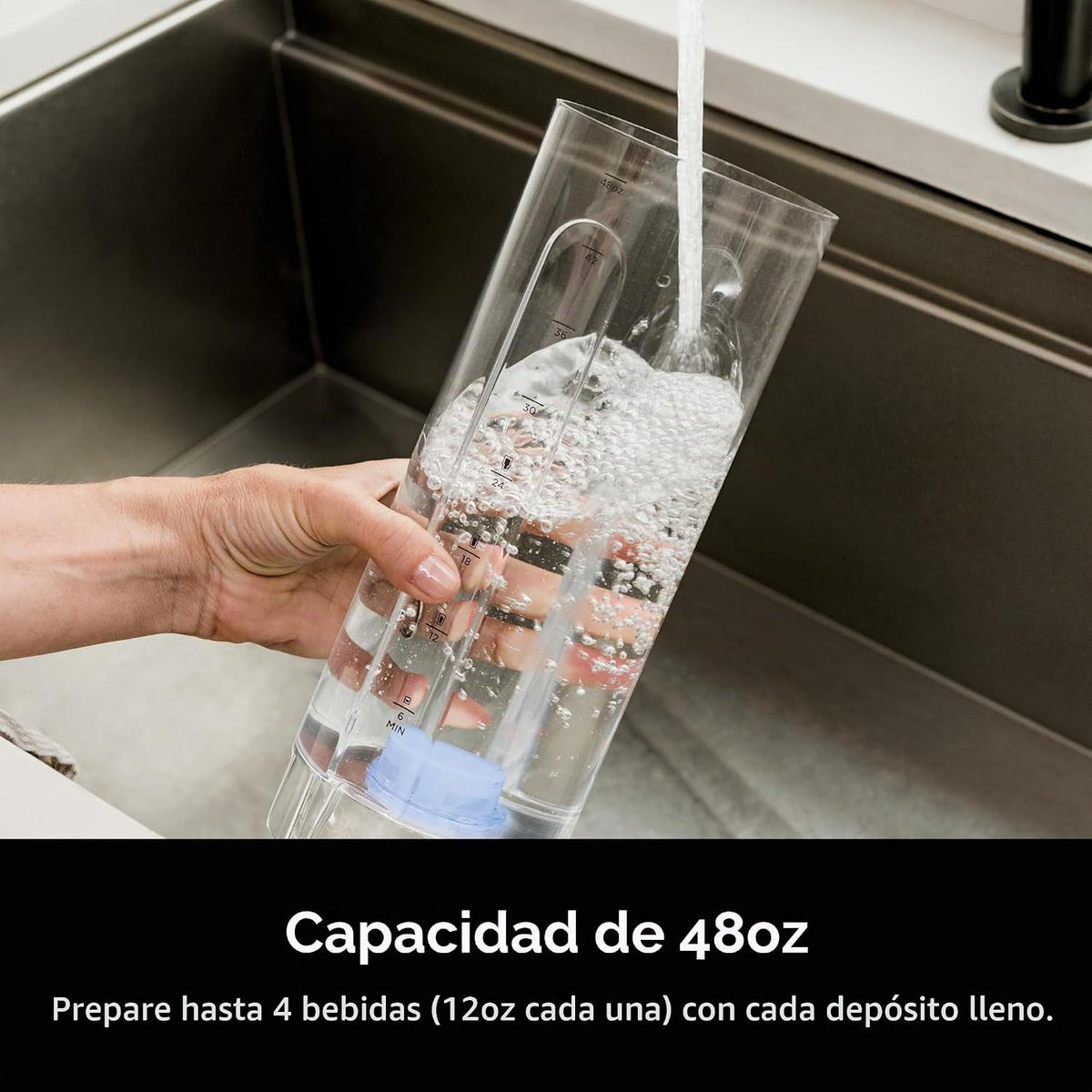 Ninja Thirsti - Depósito de agua extraíble de 48 onzas | Solo compa...