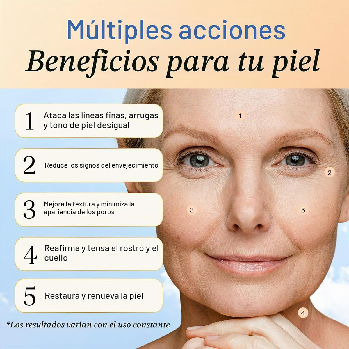 LilyAna Naturals Crema Facial Anti-Edad con Retinol para Mujeres \u...