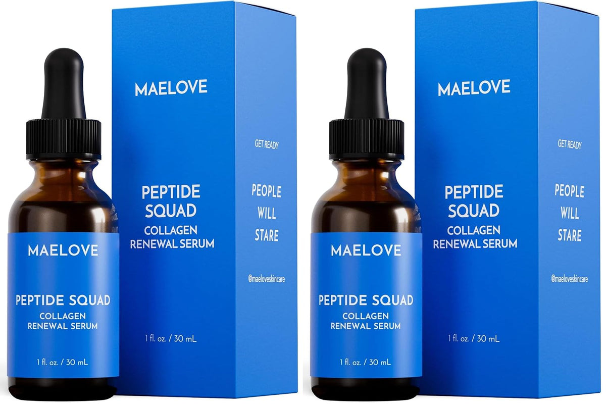 MAELOVE Peptide Squad - Suero renovador de colágeno con péptidos de...