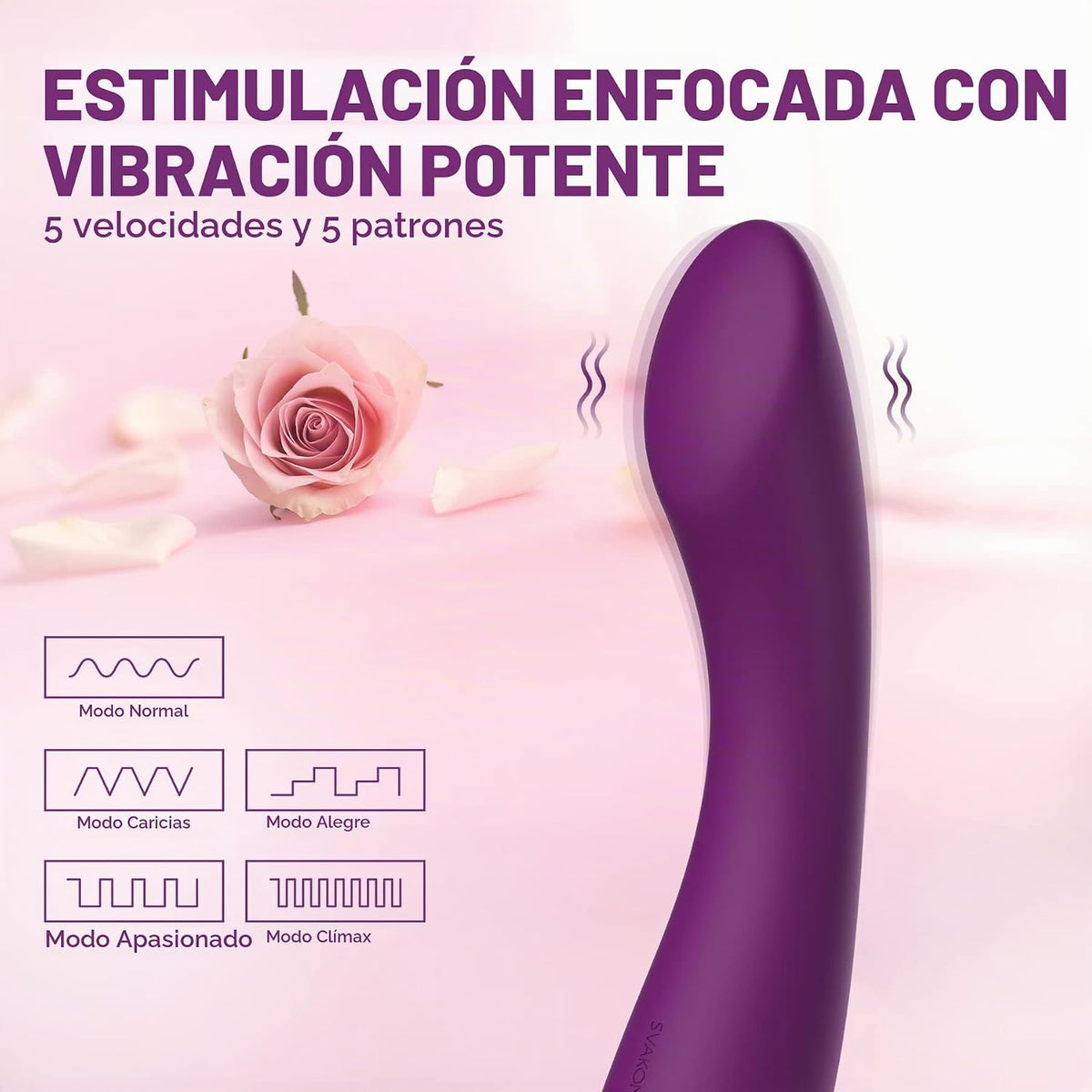 Consolador vibrador Gspot Juguetes sexuales \u2013 SVAKOM - Consola...