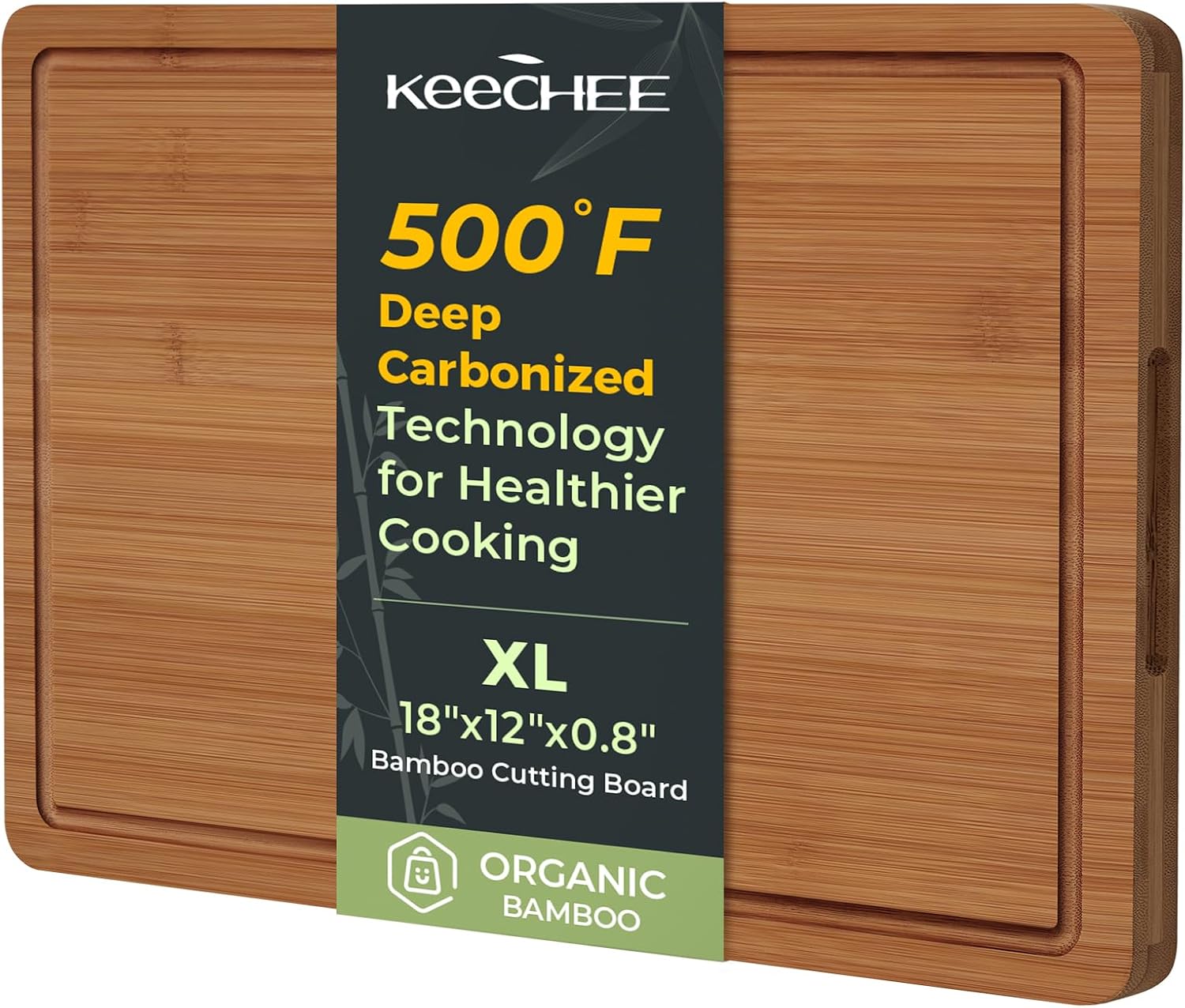 Keechee Tabla de Cortar de Bambú Extra Grande para Cocina - Tabla d...